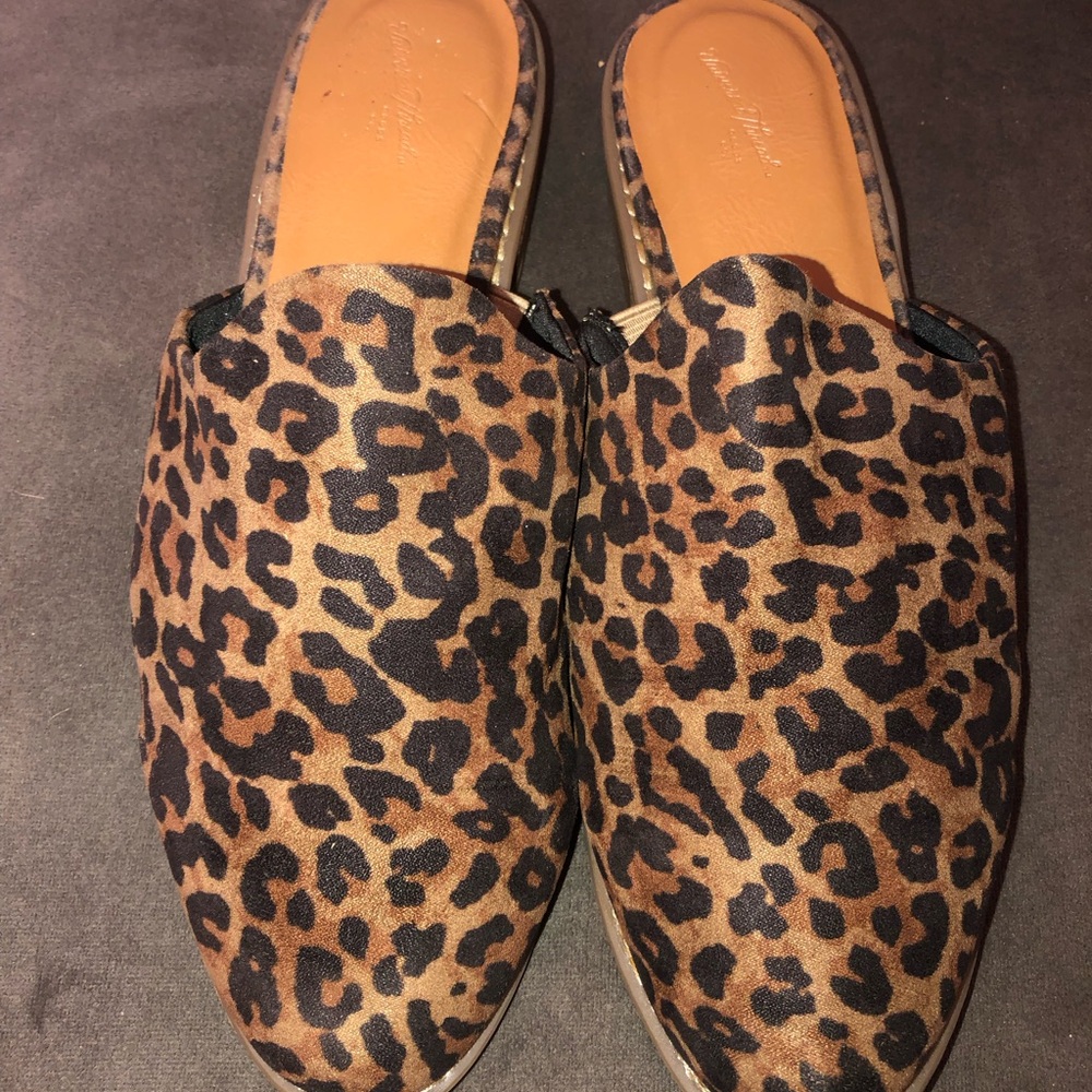 Leopard Print Women's Slip-On Shoes